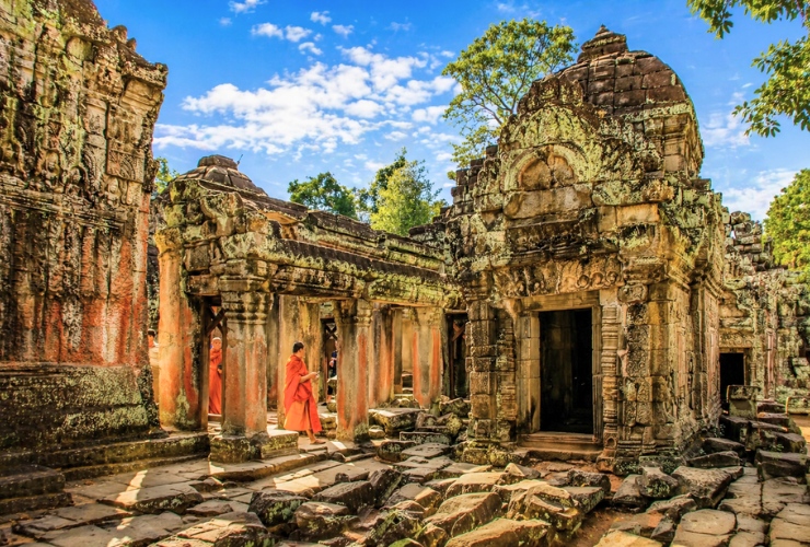 Vị trí của Siem Reap ở Campuchia