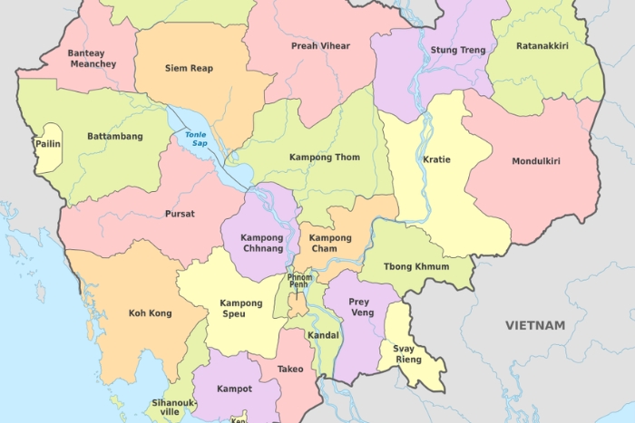 Vị trí địa lý của Phnom Penh
