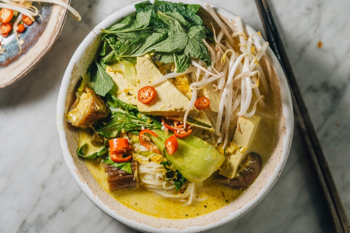 Nom ban chok, món bún quốc dân của Campuchia
