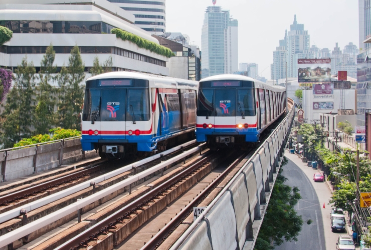 Hệ thống giao thông công cộng tại Bangkok rất phát triển