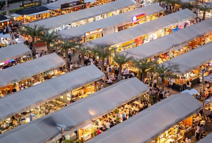 Chợ đêm Jodd Fairs Bangkok, tụ điểm ăn chơi và mua sắm về đêm