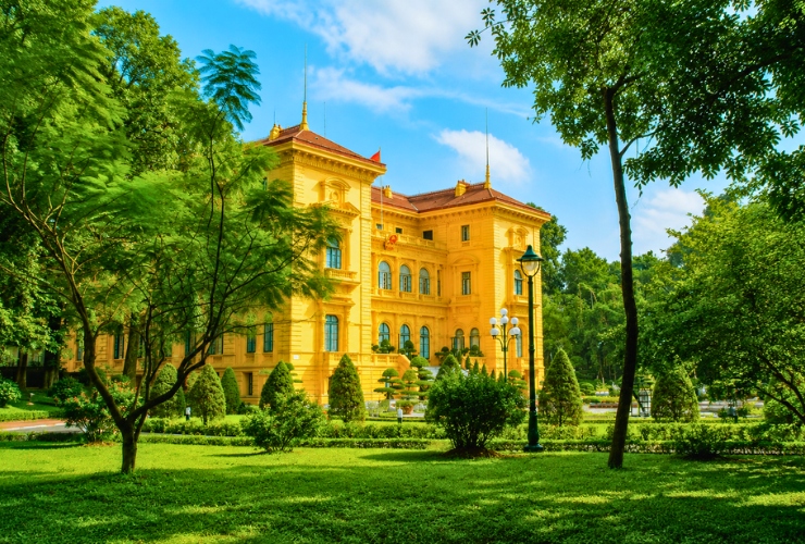 Du lịch Hà Nội có gì ? Tham quan khuôn viên Phủ Chủ tịch