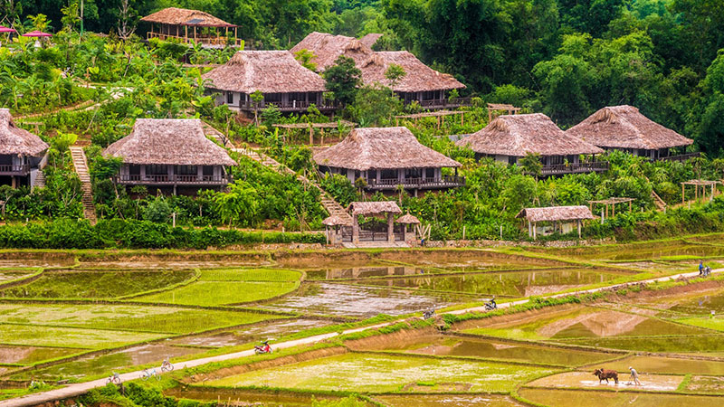 Ngẩn ngơ vẻ đẹp của các bản làng cổ ở Mai Châu, Hòa Bình