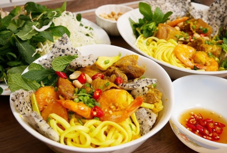 Mì Quảng – món ngon đậm chất Quảng Nam ngay tại làng rau Trà Quế