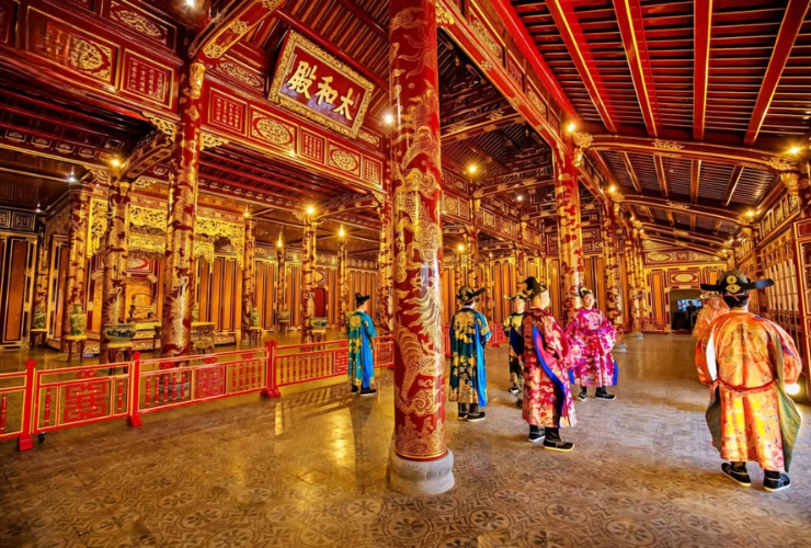 Không khí trang nghiêm trong Điện Thái Hòa