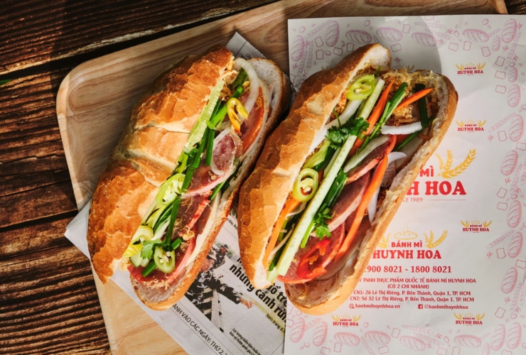 Bánh mì Huynh Hoa là một trong những biểu tượng ẩm thực Sài Gòn