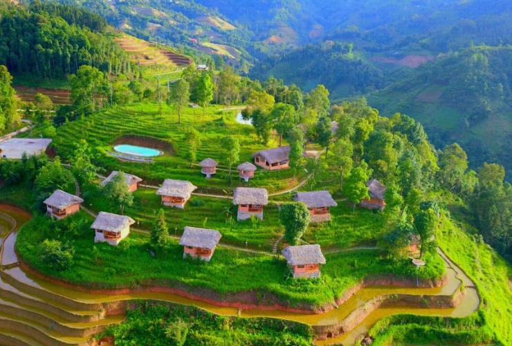 Hồ Thầu Eco-village cũng là một trong những lựa chọn lý tưởng để chiêm ngưỡng vẻ đẹp của Hoàng Su Phì