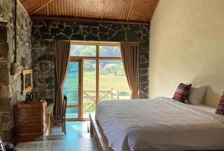 Bungalow tại Ha Giang Ecolodge – mộc mạc và đầy đủ tiện nghi