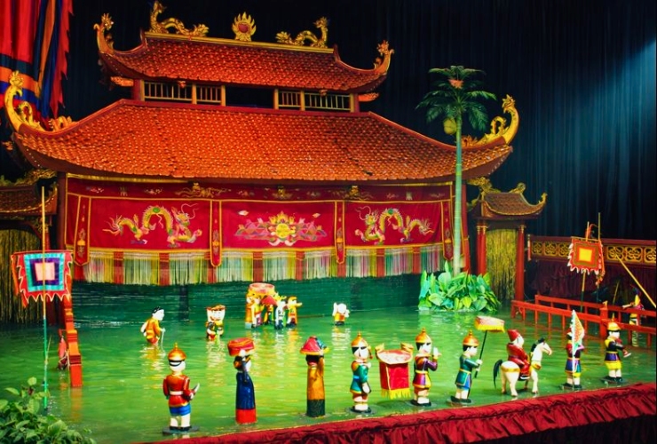 Múa rối nước - Di sản văn hóa Việt Nam sinh ra từ mùa nước