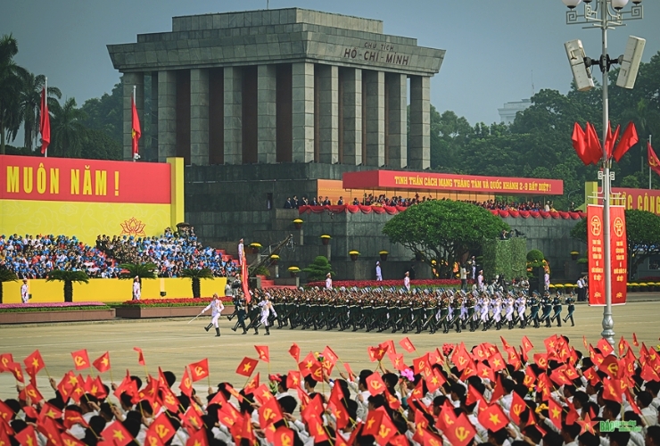 Nghi lễ diễu hành trong khuôn khổ Lễ Quốc khánh Việt Nam