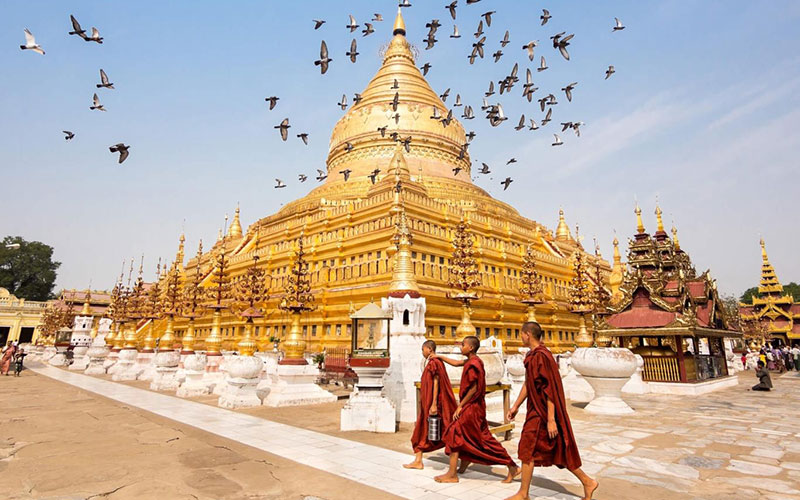Chùa vàng Shwedagon – Kỳ quan Phật giáo của người Miến Điện