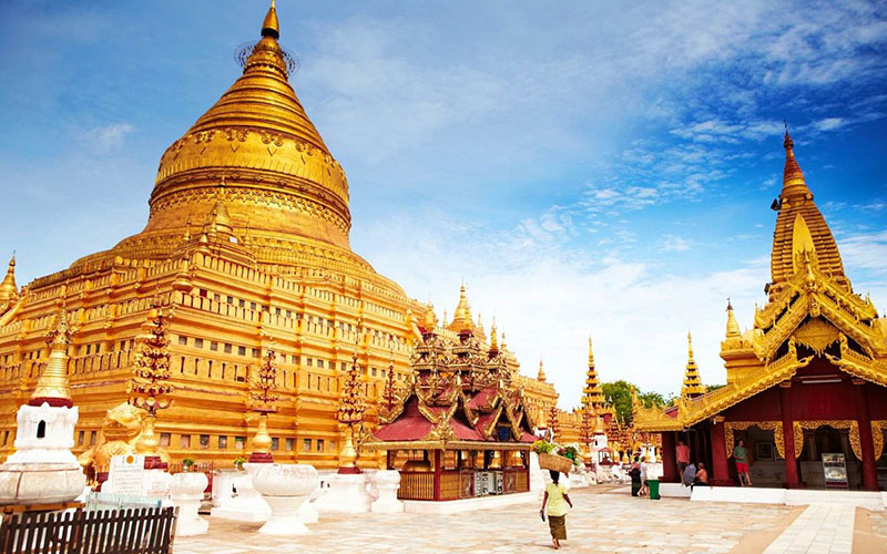 Chùa Vàng Shwedagon trứ danh miền đất Phật