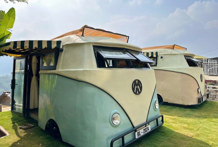 Căn phòng xinh xắn ẩn mình trong một chiếc ô tô của Cabin in the Air