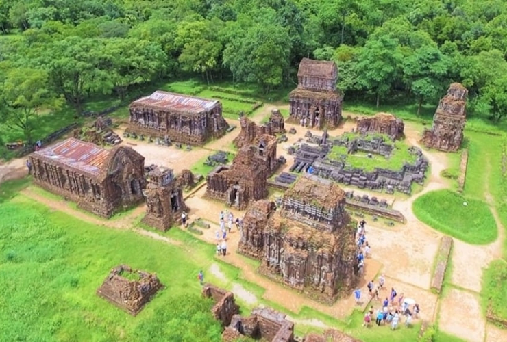 Khung cảnh huyền bí của thánh địa Mỹ Sơn