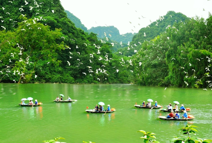 Cảnh sắc Thung Nham – Sự hòa quyện hoàn hảo giữa trời, nước và thiên nhiên