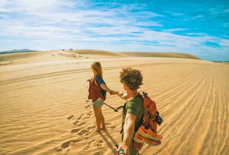 Trải nghiệm trượt cát tại đồi cát Phương Mai và tận hưởng vẻ đẹp thiên nhiên Quy Nhơn