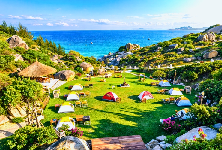 Thư giãn tại khu dã ngoại Trung Lương