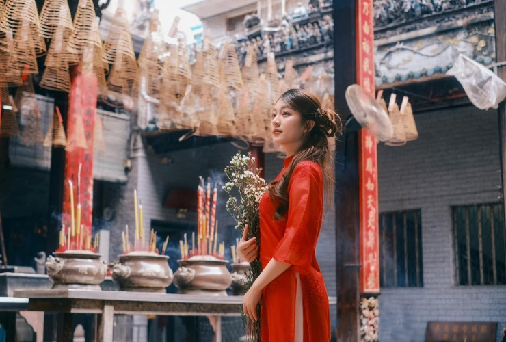 Dù cho đi lễ hay ghé thăm chùa để chụp ảnh, du khách cũng nên lưu ý lựa chọn trang phục phù hợp, lịch sự