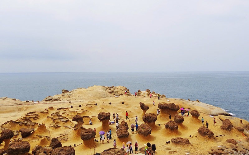 Công viên địa chất Yehliu - Điểm tham quan không thể bỏ lỡ khi đi tour Đài Loan