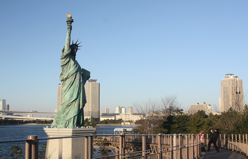Bản sao của tượng Nữ Thần Tự Do ở Nhật Bản
