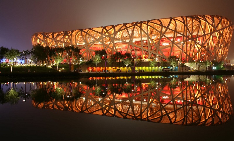 Sân vận động Tổ Chim - Nơi diễn ra lễ khai mạc và bế mạc Olympic Bắc Kinh 2008