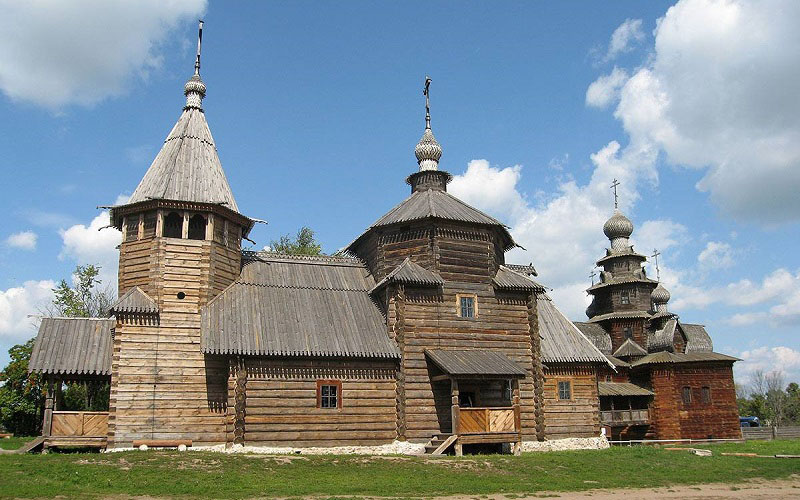Bảo tàng nghệ thuật kiến trúc gỗ nổi tiếng ở Suzdal - Nga