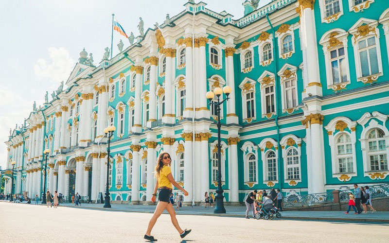 Cung điện Mùa Đông - Một trong những cung điện nổi tiếng nhất ở Nga