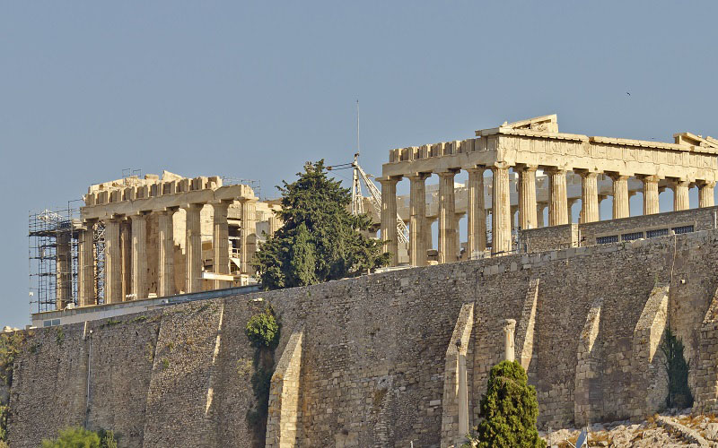 Đến Parthenon - Một trong những ngôi đến nổi tiếng nhất ở Hy Lạp