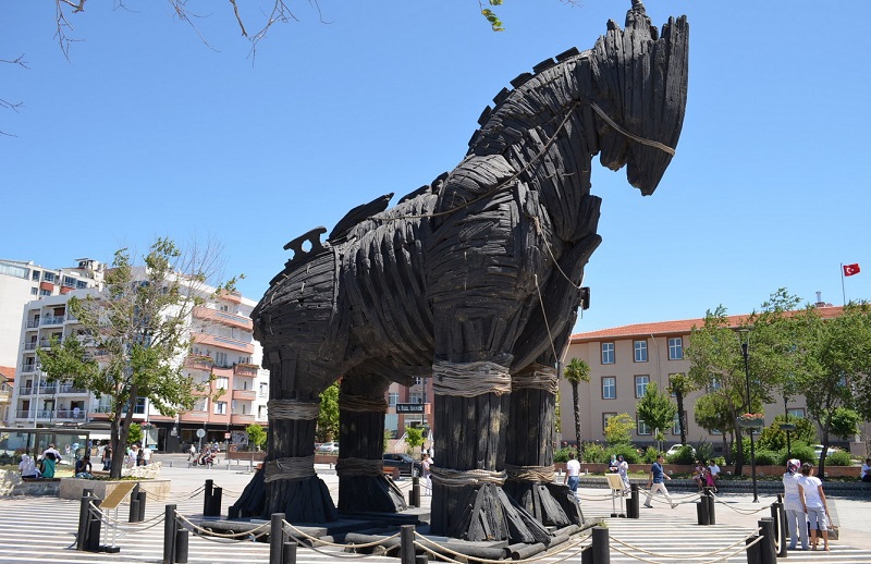 Ngựa cổ Holywood thành Troy - Một biểu tượng của đất nước Thổ Nhĩ Kỳ