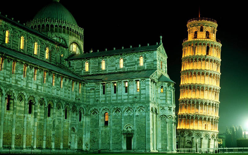 Tháp nghiêng Pisa - Một trong những công trình kiến trúc độc đáo nhất thế giới