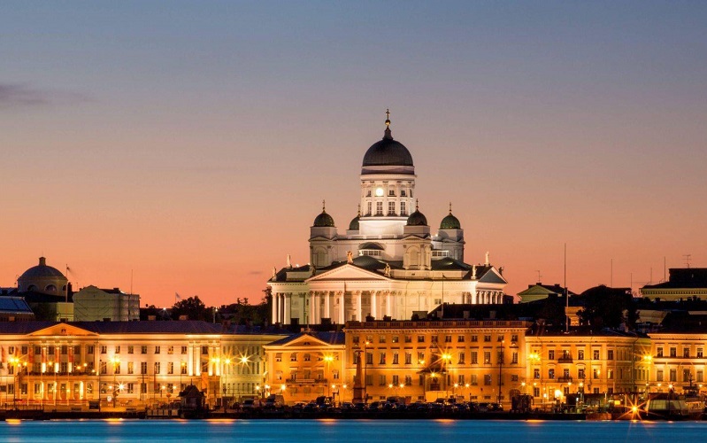 Khám phá vẻ đẹp của thủ đô Phần Lan: Helsinki về đêm