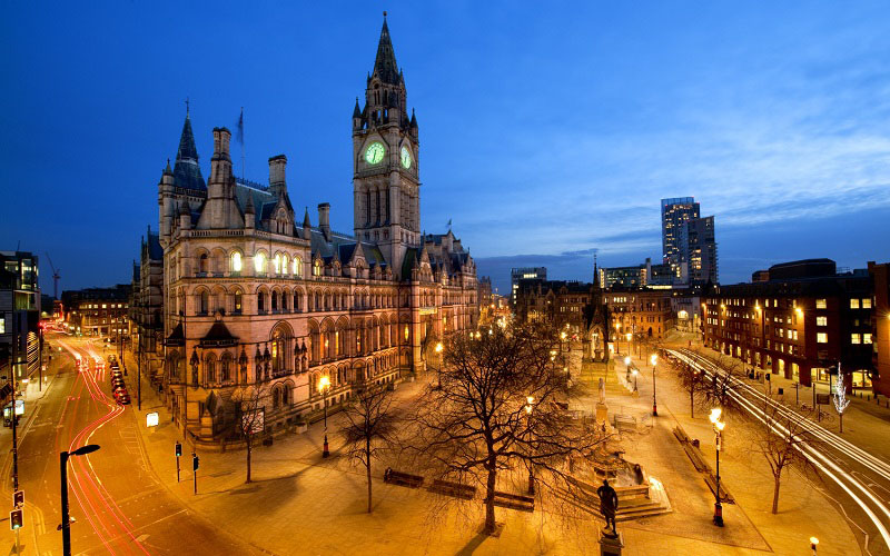 Thành phố Manchester xinh đẹp và tráng lệ