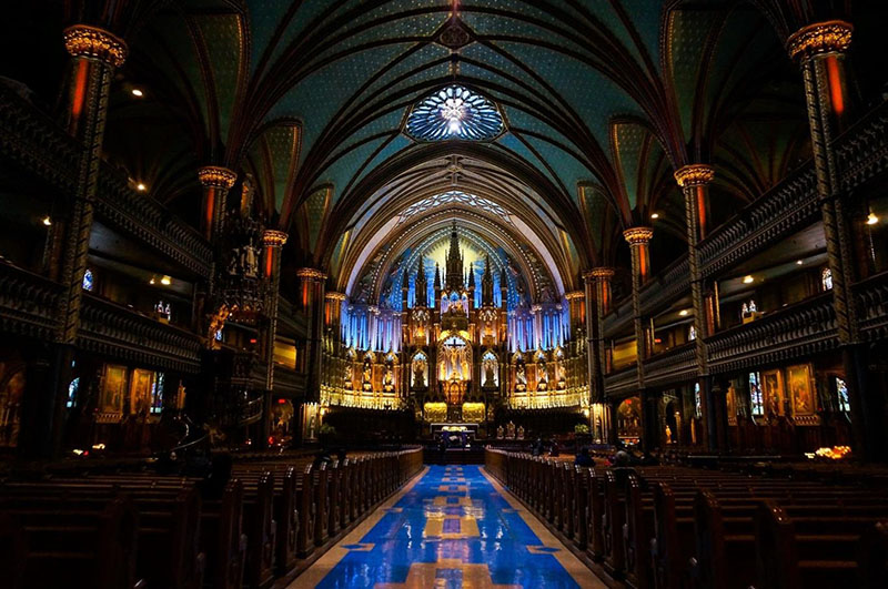 Nhà thờ Notre-Dame Basilica of Montreal - Công trình kiến trúc độc đáo của Canada