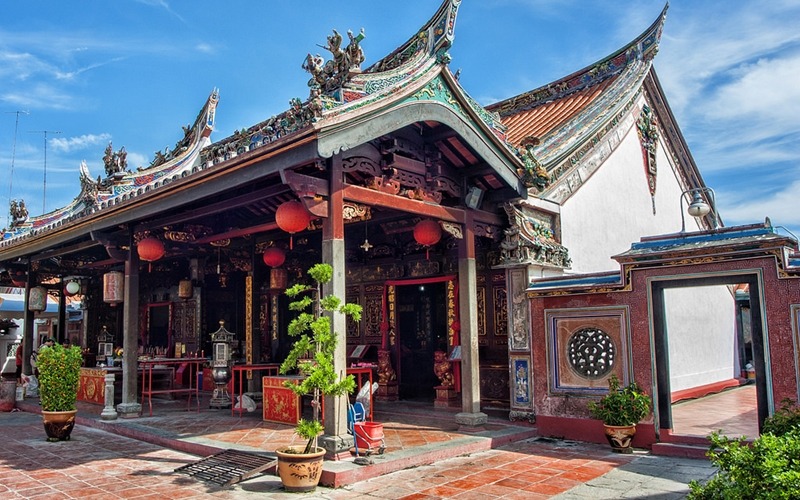 Đền thờ Cheng Hoon Teng của người theo Đạo giáo ngày xưa