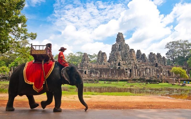 Quảng trường đấu voi ở Angkor Wat