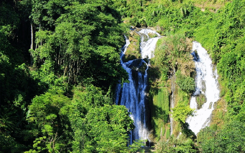 Thời điểm đẹp nhất để tham quan thác Gò Lào là mùa nước cạn