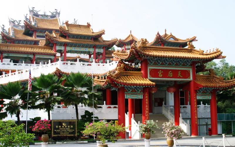 Ngôi chùa Thiên Hậu của cư dân Hoa Kiều tại Singapore