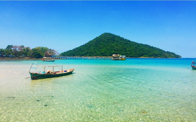 Đảo Kohrong Saloem - thiên đường biển ở Campuchia