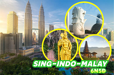 Tour du lịch 3 nước Singapore - Malaysia - Indonesia | 6 ngày 5 đêm